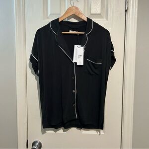 NWT UGG Amelia Knit Short Sleeve Pajama Top - Size Large